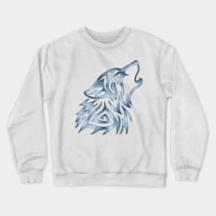 Tribal Howl Steel Crewneck Sweatshirt